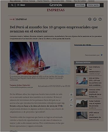 Del Per al mundo: los 10 grupos empresariales que avanzan en el exterior